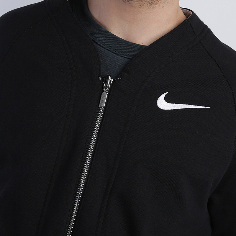 мужская черная толстовка Nike NRG Baseball Top AV8269-701 - цена, описание, фото 5
